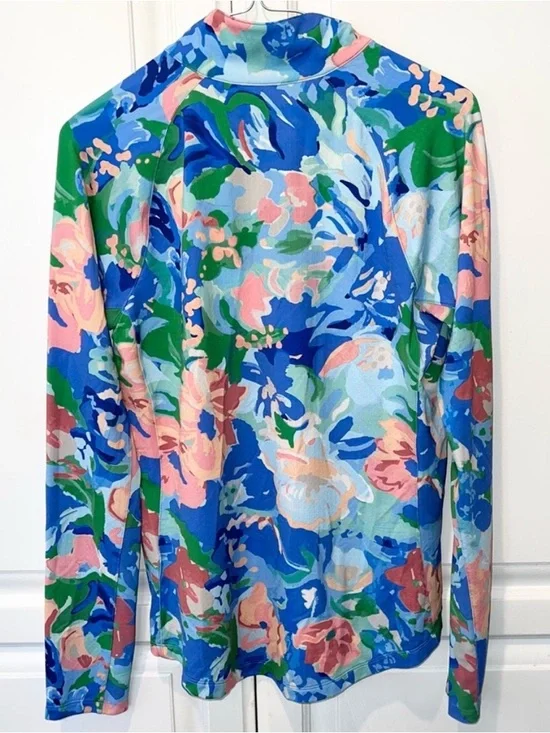 Walter Hagen Floral Golf 1/4 Zip UV Top S - Picture 9 of 10